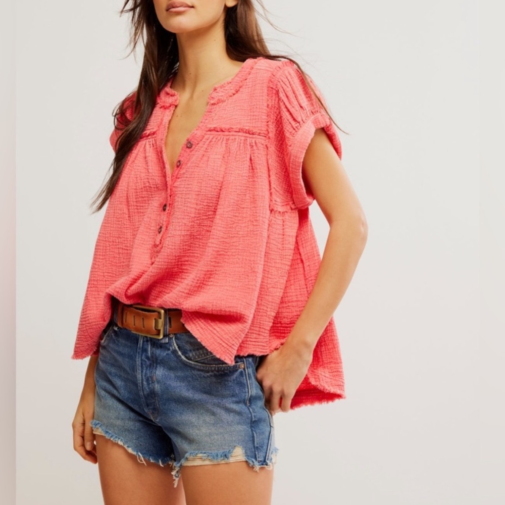 We The Free Horizons Double Cloth Top from Free People